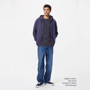 Uniqlo Unisex Cotton Jeans 28” Inseam